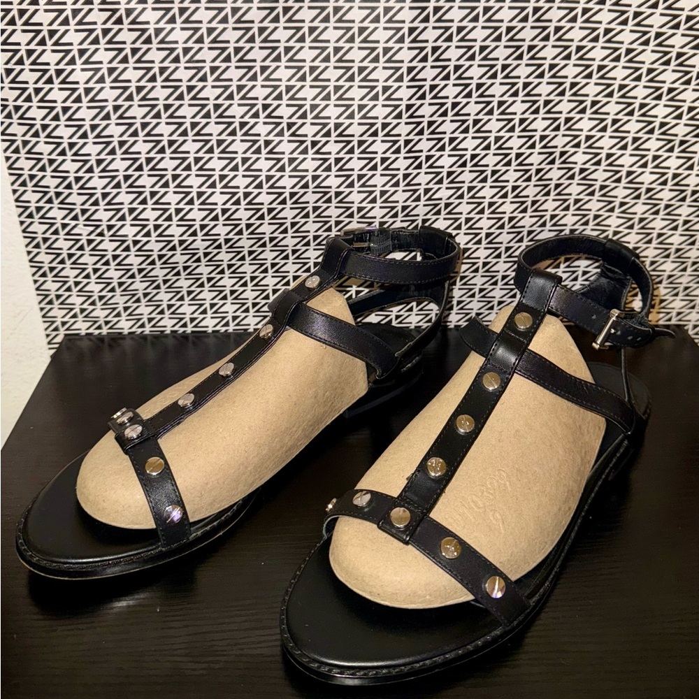 Rebecca Minkoff Studded Black Sandals